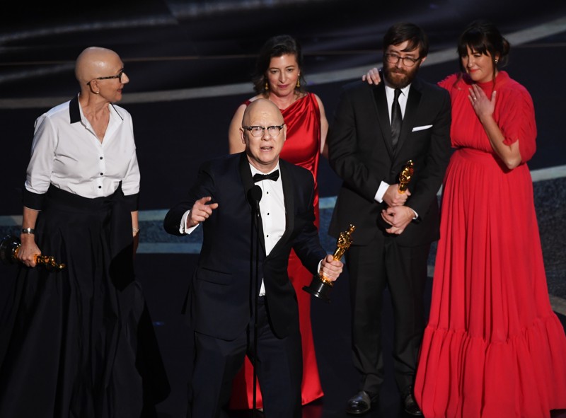 Photo: Kevin Winter/Getty Images (Steve Bognar '81 & Julia Reichert winning an Academy Award!)