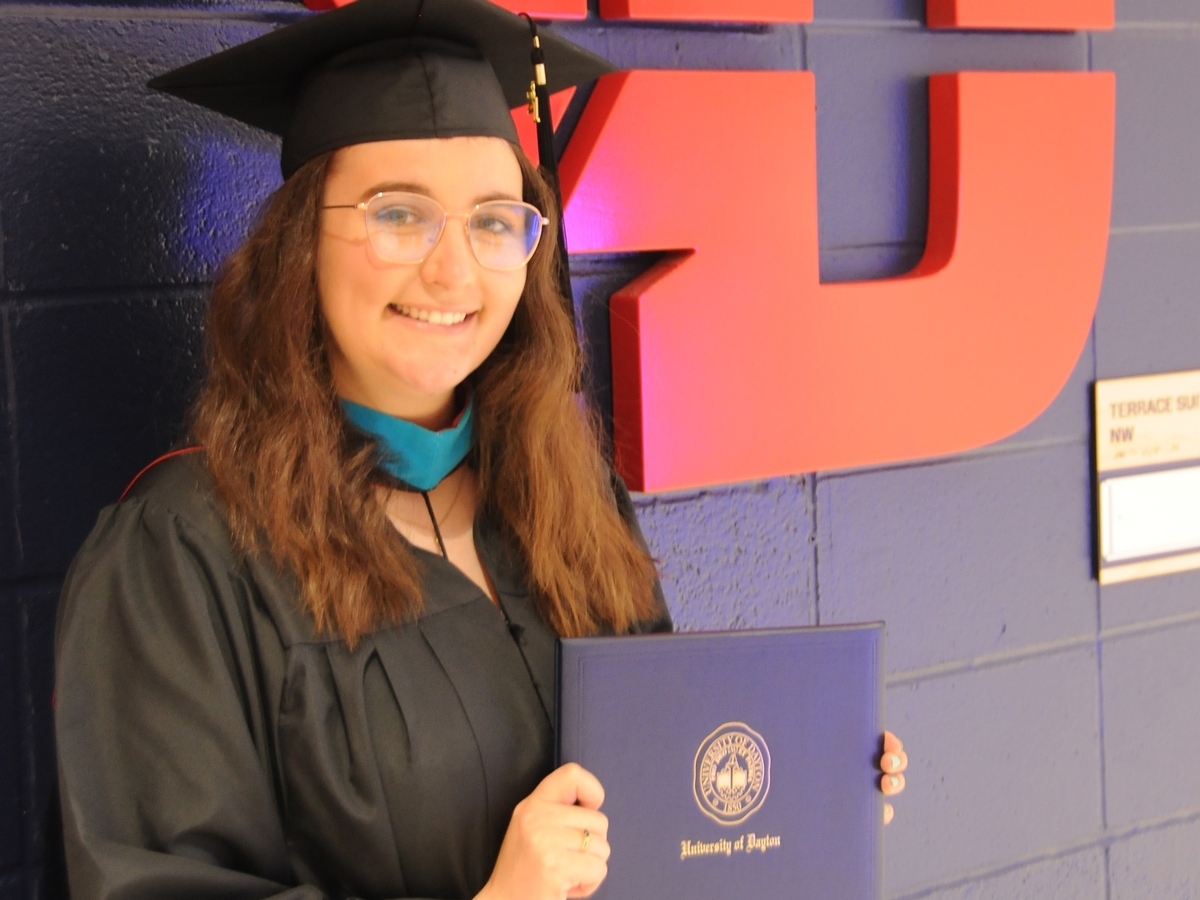 Carroll High School alumnus Marina Sorrell graduated from the University Dayton as a licensed intervention specialist