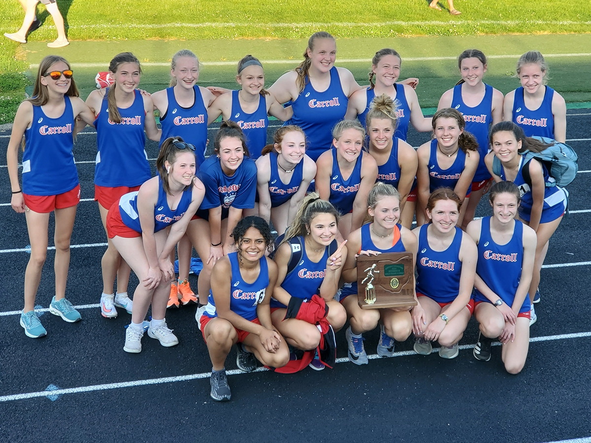 Women's 2021 Track and Field Division II District Champions