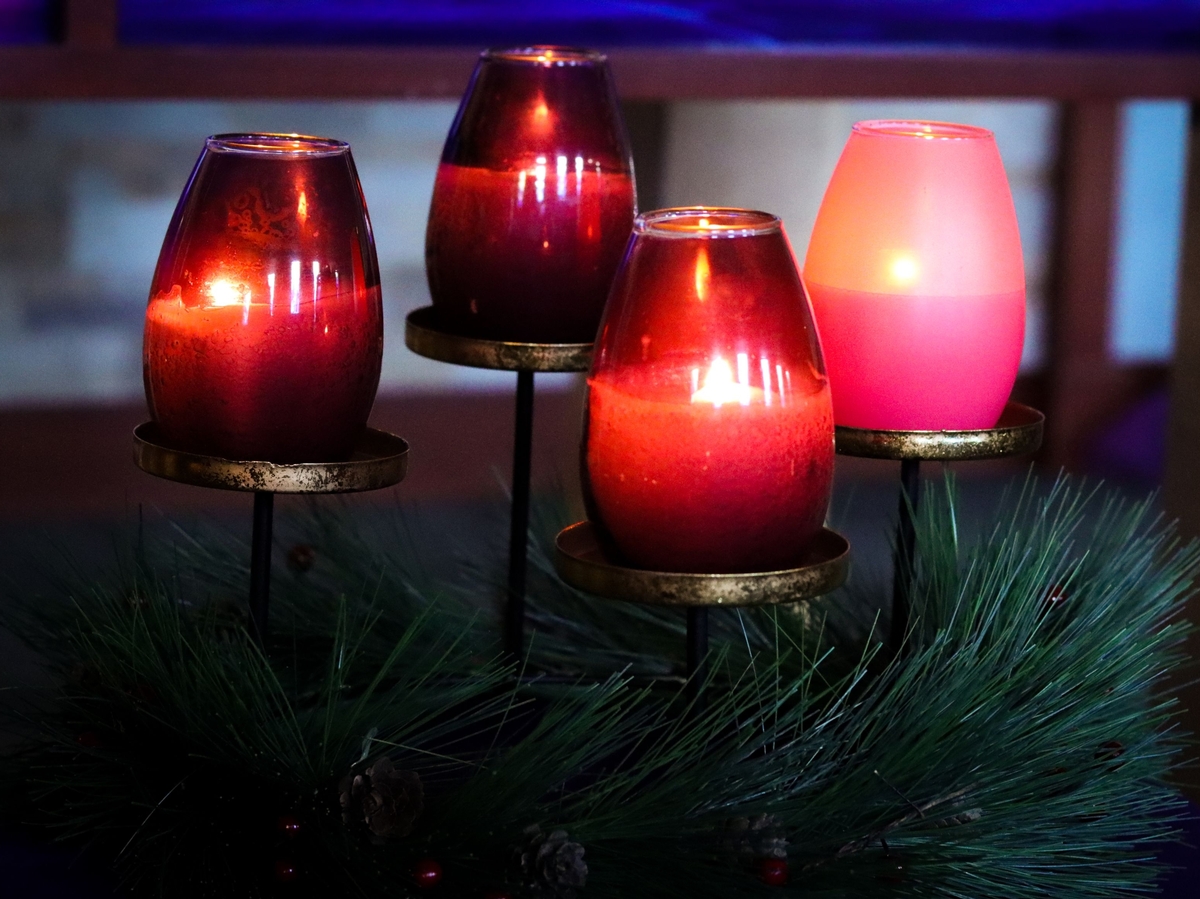 Advent Wreath at Carroll High School