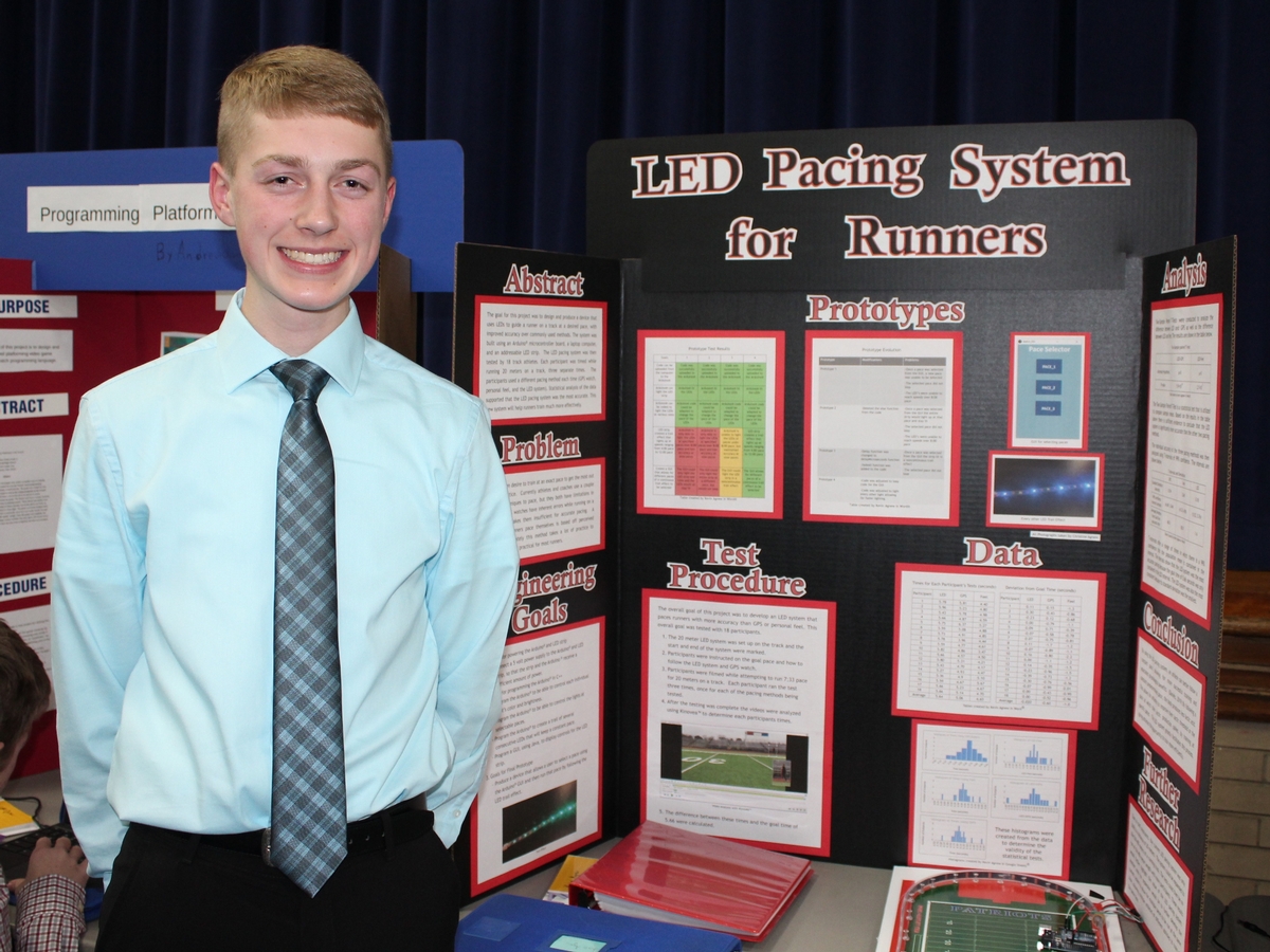 Carroll Science Day featured more than 80 student research projects in a variety of STEM Education fields.