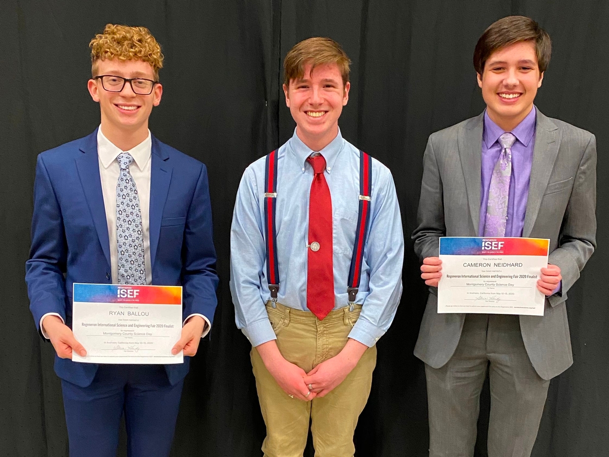 2020 International Science and Engineering Fair qualifiers from Carroll High School