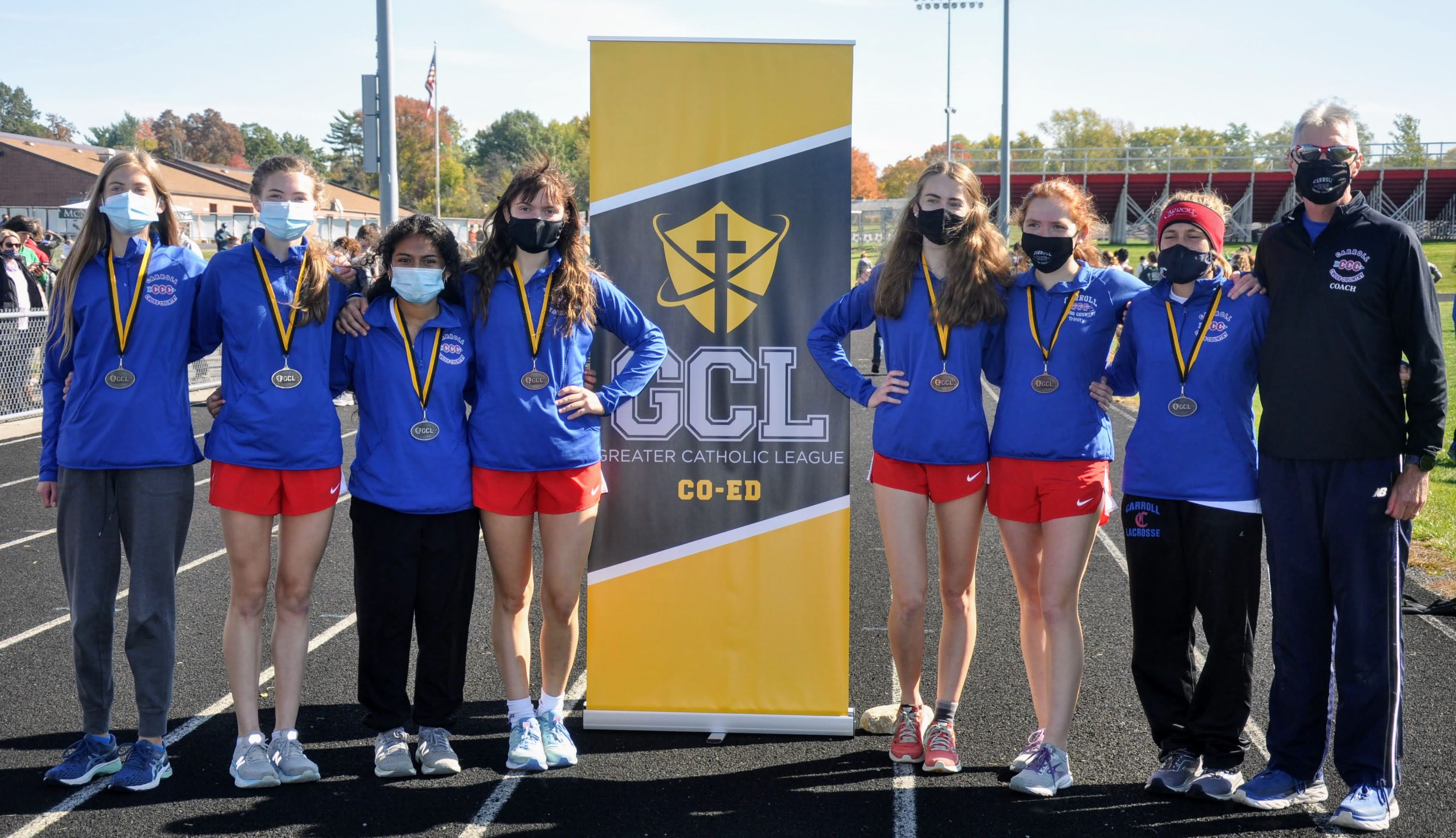 Carroll High School Girls' Cross Country 2020 GCL Champions