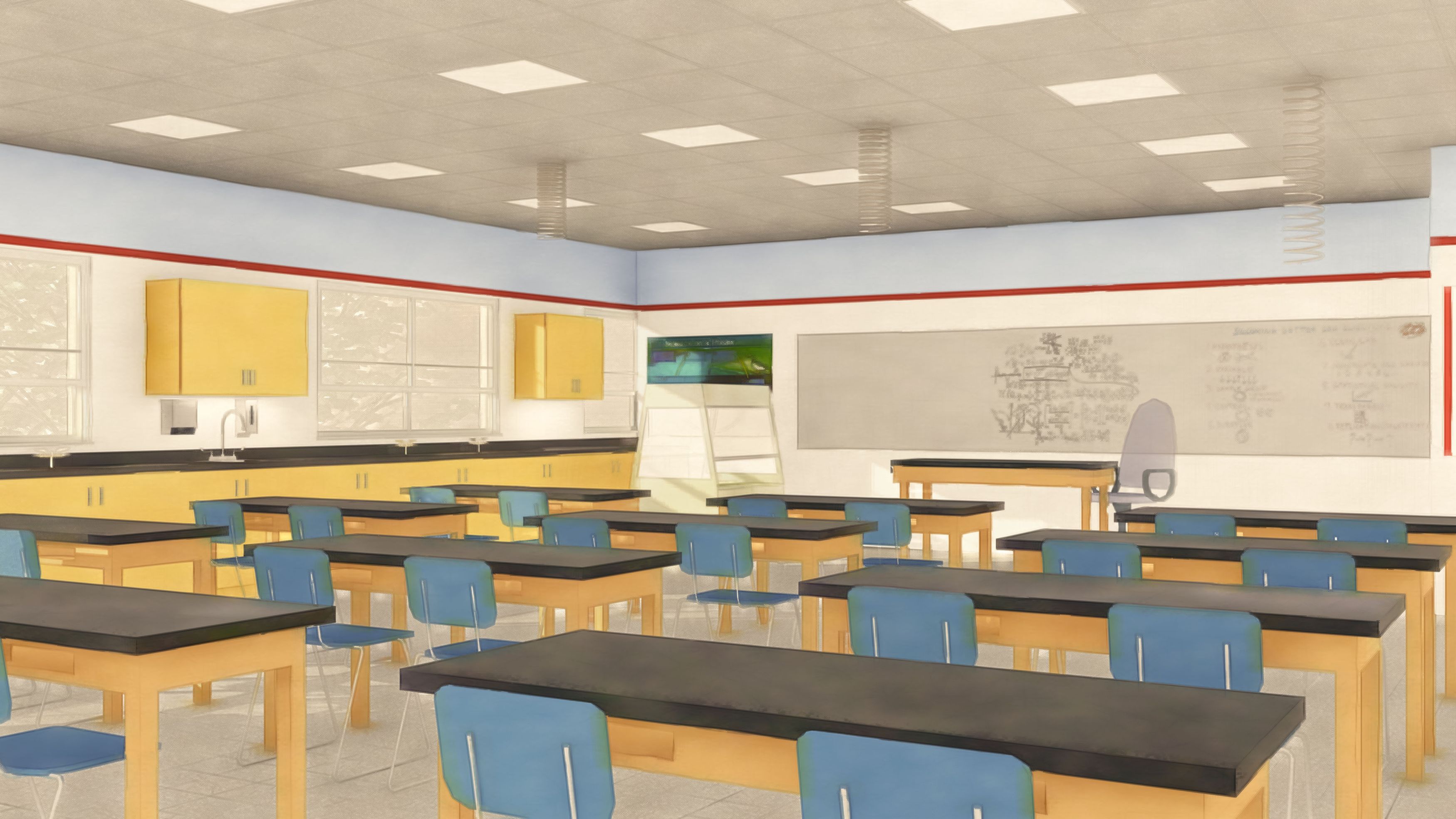 Science and STEM Lab Artist Rendering