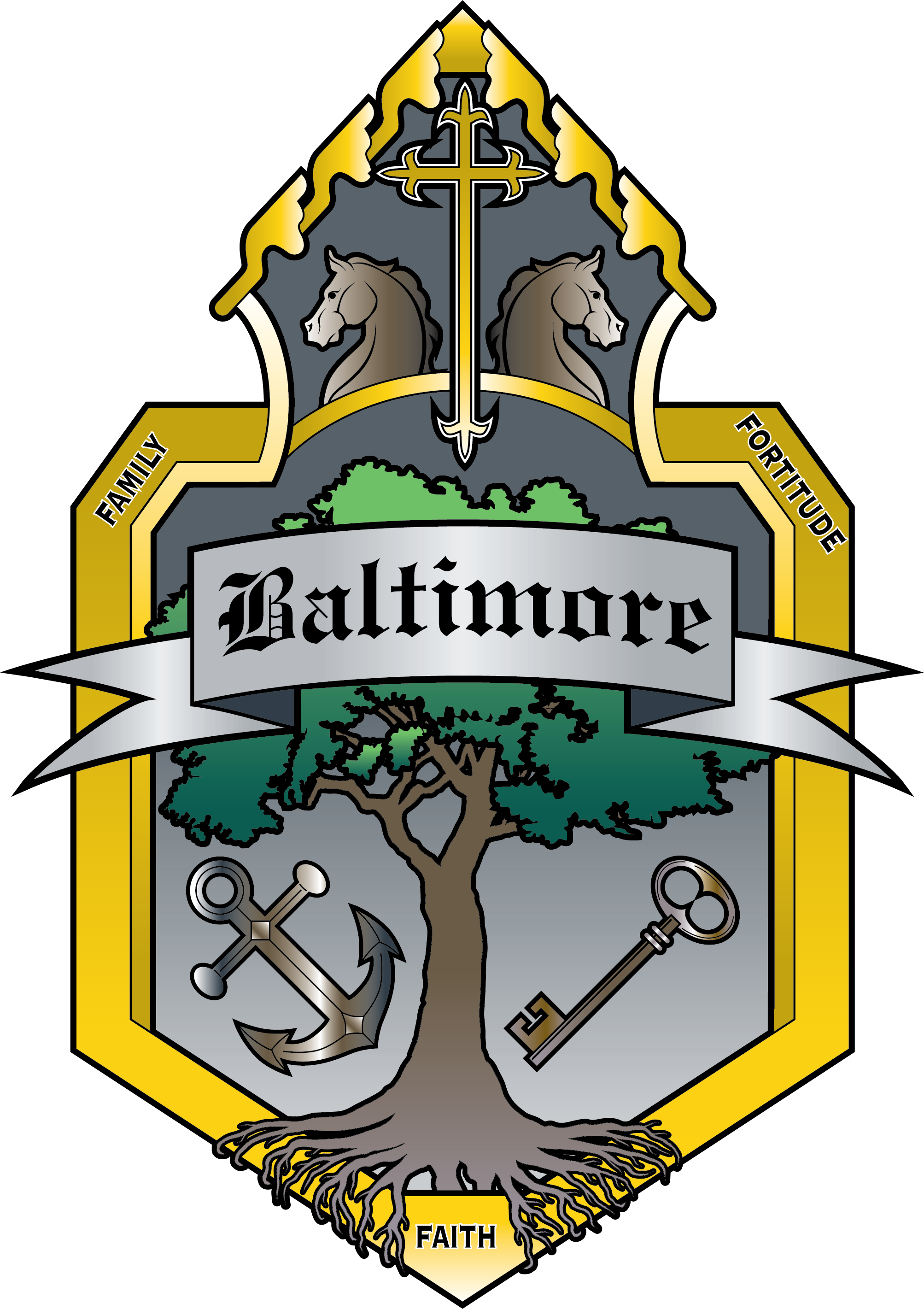 Baltimore House Crest